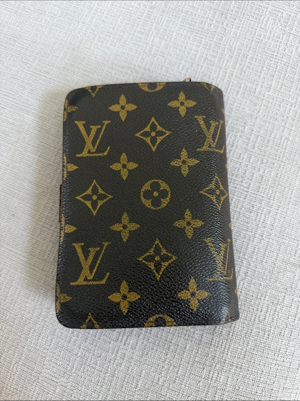 Louis Vuitton Bi-fold Wallet Porte Papier M61207 Monogram Brown